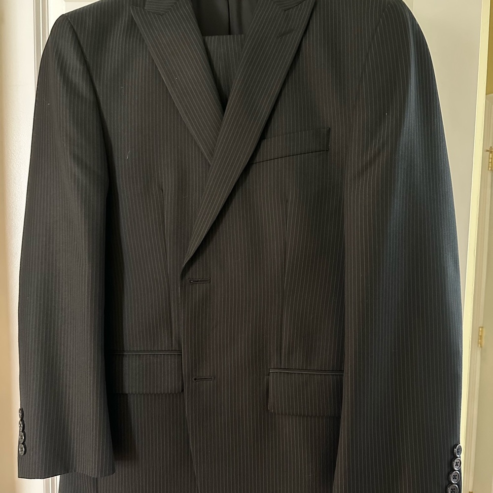 Michael Kors Black Classic Suit Timeless Elegance